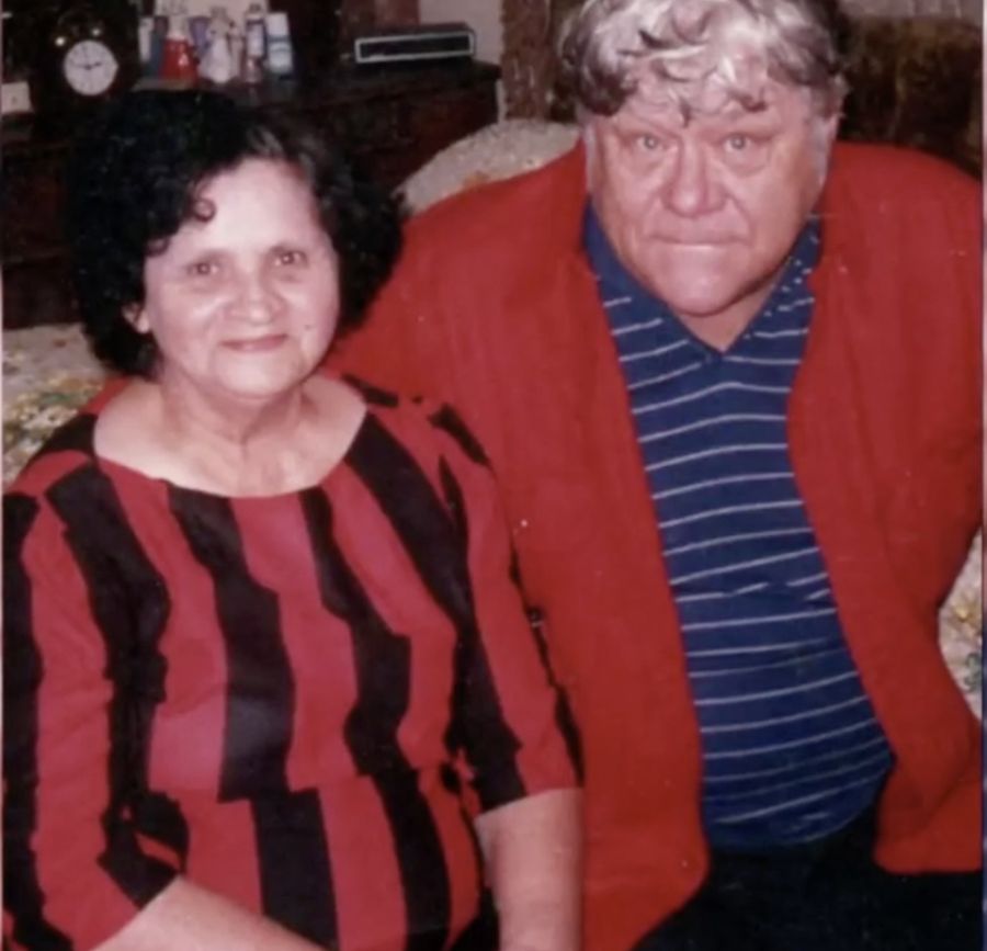 Papa and Brian's grandmother at home years later