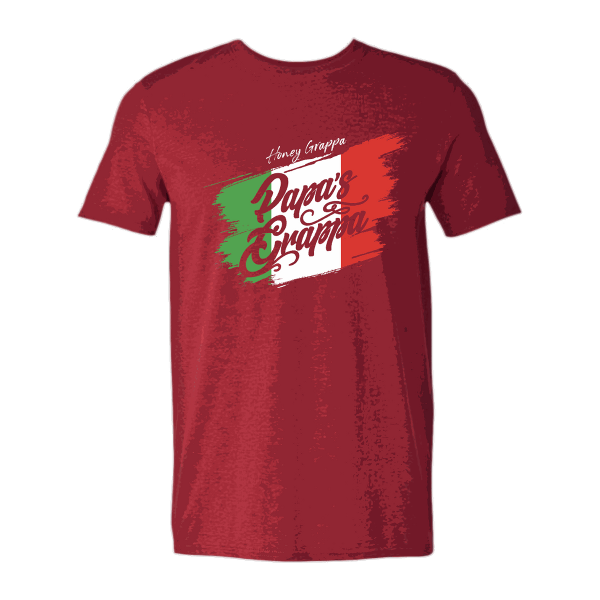 Honey Grappa Unisex Tee, Antique Cherry Red, front