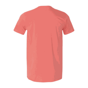 Honey Grappa Unisex Tee, Coral Silk, back
