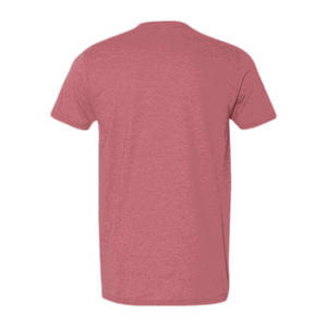 Honey Grappa Unisex Tee, Heather Cardinal Red, back