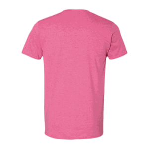 Honey Grappa Unisex Tee, Heather Heliconia, back