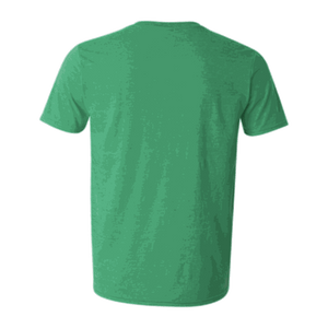 Honey Grappa Unisex Tee, Heather Irish Green, back
