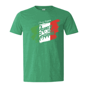 Honey Grappa Unisex Tee, Heather Irish Green, front