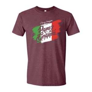 Honey Grappa Unisex Tee, Heather Maroon, front