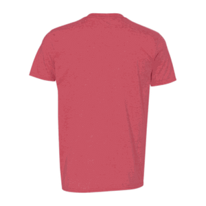 Honey Grappa Unisex Tee, Heather Red, back