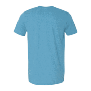 Honey Grappa Unisex Tee, Heather Sapphire, back