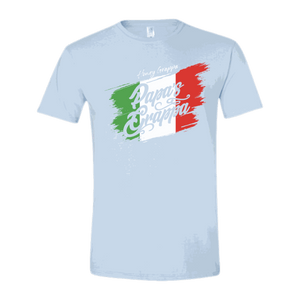 Honey Grappa Unisex Tee, Light Blue, front