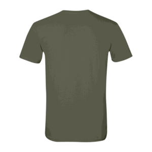 Honey Grappa Unisex Tee, Military Green, back
