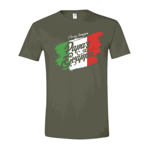 Honey Grappa Unisex Tee, Military Green, front