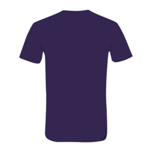 Honey Grappa Unisex Tee, Purple, back