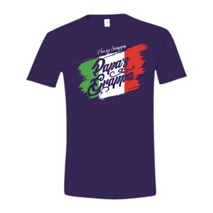 Honey Grappa Unisex Tee, Purple, front