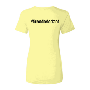 Ideal Ladies Tee, Banana Cream, back