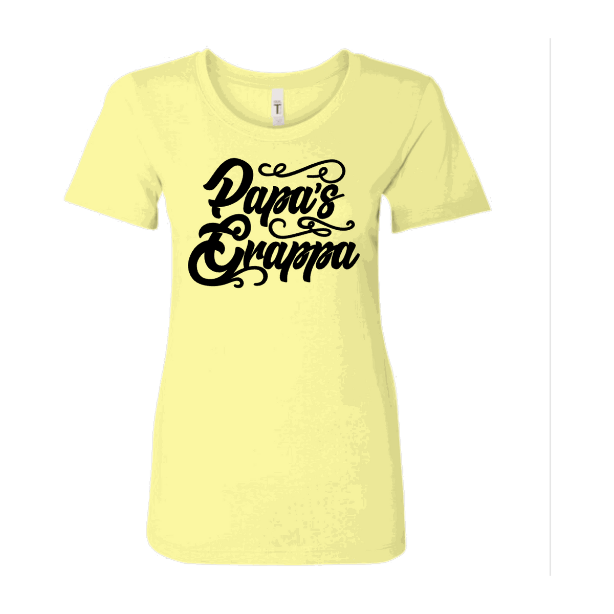 Ideal Ladies Tee, Banana Cream, front