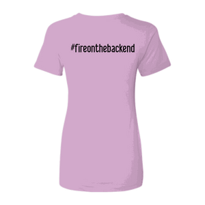 Ideal Ladies Tee, Lilac, back