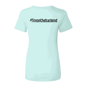 Ideal Ladies Tee, Mint, back