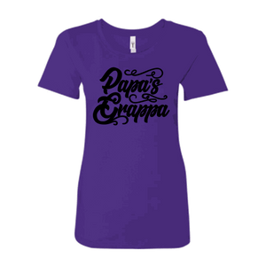 Ideal Ladies Tee, Purple Rush, front