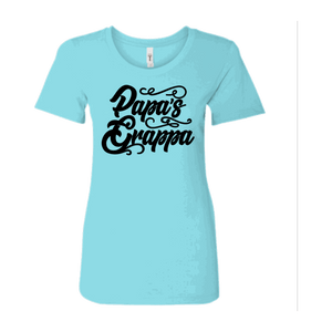 Ideal Ladies Tee, Tahiti Blue, front
