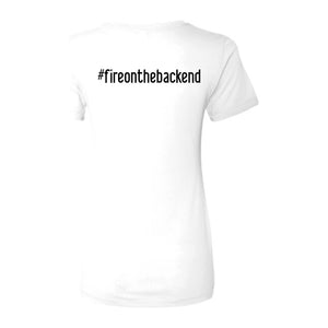 Ideal Ladies Tee, White, back