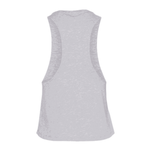 Ladies Racerback Crop Tank, Athletic Heather, back