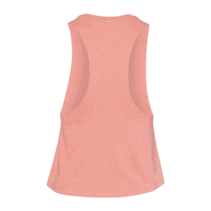 Ladies Racerback Crop Tank, Heather Sunset, back