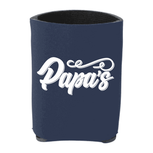 Papa's Can Cooler, Navy, front view