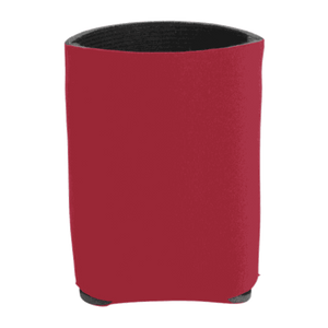 Papa's Can Cooler, Red, back view