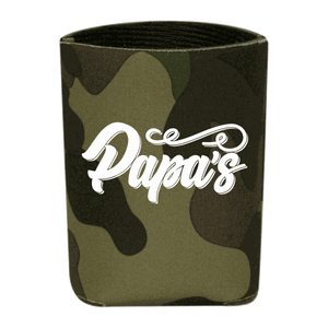 Papa's Can Cooler, Retro Camo, front view