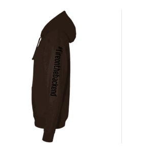 Papa's Grappa Hoodie, Dark Chocolate, sleeve