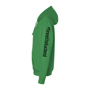 Papa's Grappa Hoodie, Irish Green, sleeve