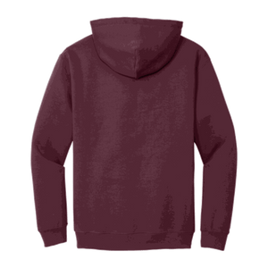 Papa's Grappa Hoodie, Maroon, back