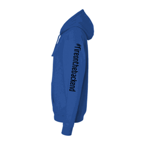 Papa's Grappa Hoodie, Royal, sleeve
