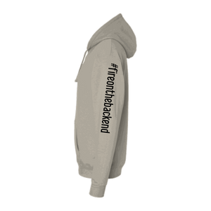 Papa's Grappa Hoodie, Sand, sleeve