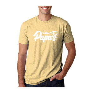 Papa's Tee, Banana Cream, front