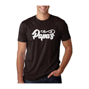 Papa's Tee, Dark Chocolate, front