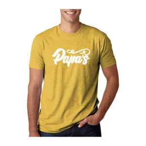 Papa's Tee, Gold, front