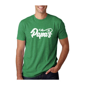 Papa's Tee, Kelly Green, front