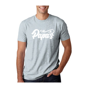 Papa's Tee, Light Blue, front