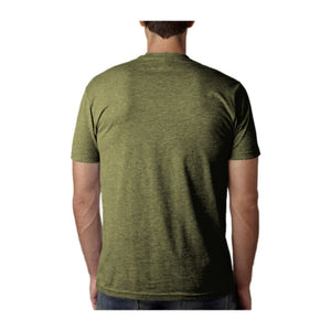 Papa's Tee, Light Olive, back