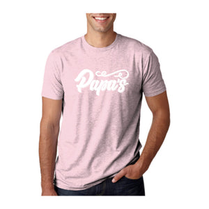 Papa's Tee, Light Pink, front