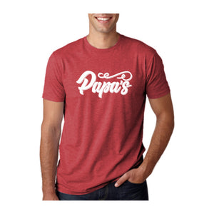 Papa's Tee, Red, front