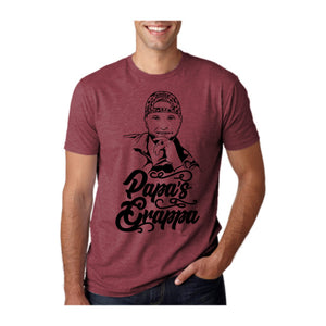 Papa's Portrait Tee, Cardinal, front