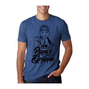 Papa's Portrait Tee, Cool Blue, front