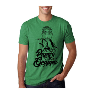 Papa's Portrait Tee, Kelly Green, front
