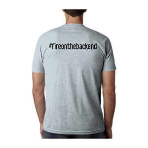 Papa's Portrait Tee, Light Blue, back