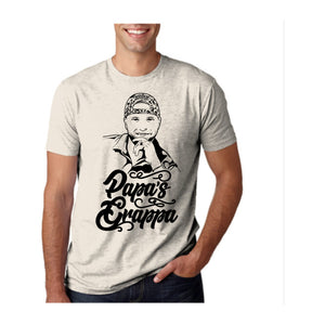 Papa's Portrait Tee, Natural, front