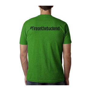 Papa's Portrait Tee, Royal Pine, back