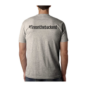 Papa's Portrait Tee, Sand, back