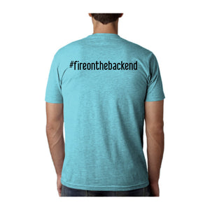 Papa's Portrait Tee, Tahiti Blue, back