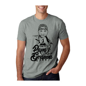 Papa's Portrait Tee, Warm Gray, front