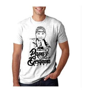 Papa's Portrait Tee, White, front
